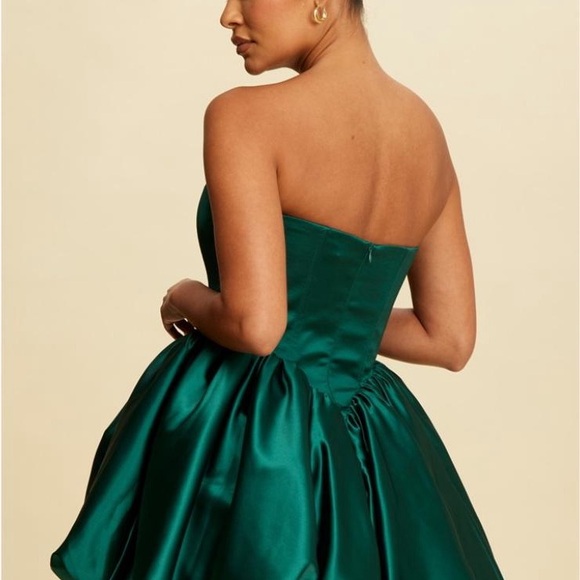 Luxxel Strapless Balloon Puff Dress - Picture 2 of 6